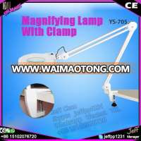 cosmetic magnifier lamp with clamp with stand Salon beauty equipment yisi beauty